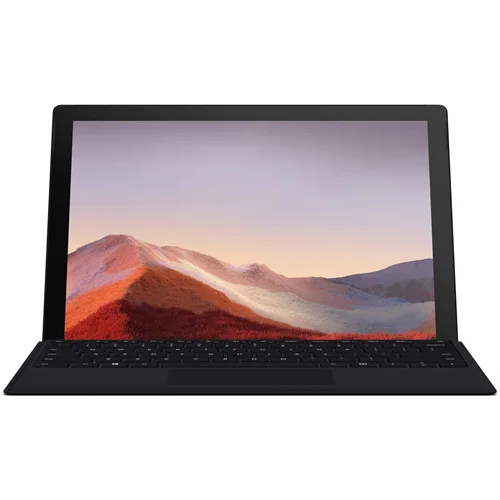 تبلت مایکروسافت مدل Surface Pro 7 - F به همراه کیبورد Black Type Cover ظرفیت 512 گیگابایت