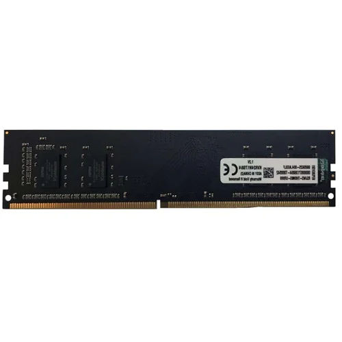 رم دسکتاپ DDR4 تک کاناله 2400 مگاهرتز cl18 کینگستون مدل kvr ظرفیت 4 گیگابایت