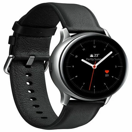 ساعت هوشمند سامسونگ بند چرم مدل Galaxy Watch Active2 40mm Leatherband Smart