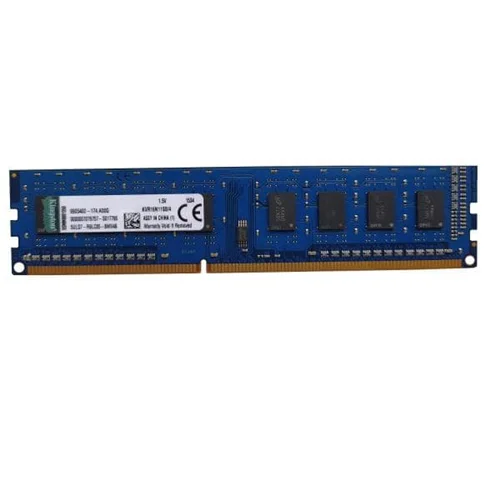 رم دسکتاپ DDR3 تک کاناله 12800 مگاهرتز CL11 کینگستون مدل KVR16N11S8/4 ظرفیت 4 گیگابایت