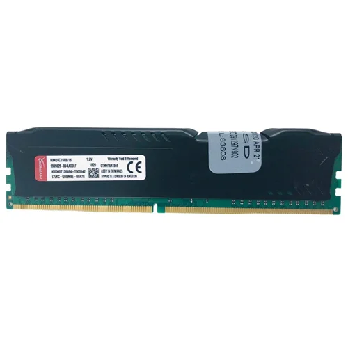 رم دسکتاپ DDR4 تک کاناله 2400 مگاهرتز CL15 کینگستون مدل HyperX Fury ظرفیت 16 گیگابایت