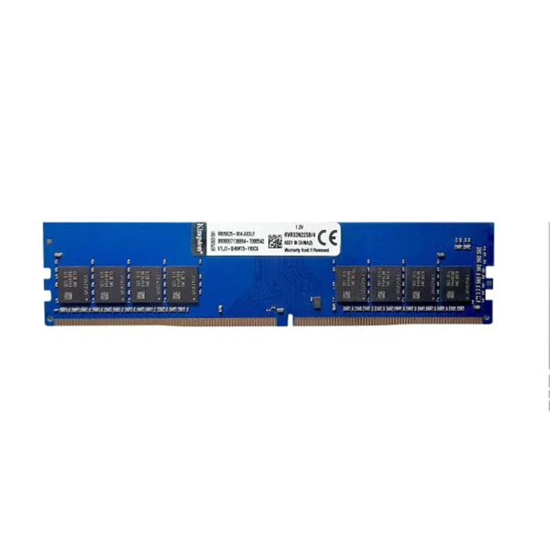 رم دسکتاپ DDR4 تک کاناله 3200 مگاهرتز cl22 کینگستون مدل kvr ظرفیت 4 گیگابایت