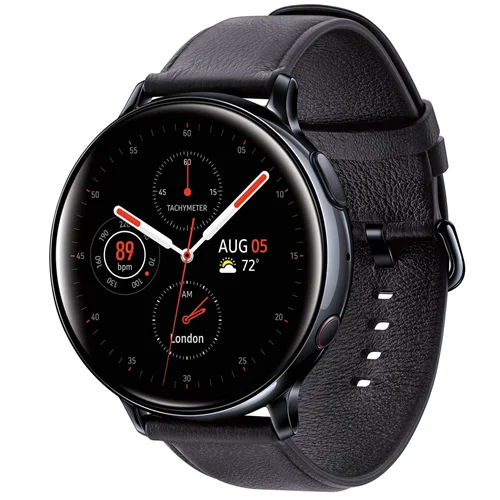 ساعت هوشمند سامسونگ بند چرم مدل Galaxy Watch Active2 44mm Leatherband Smart